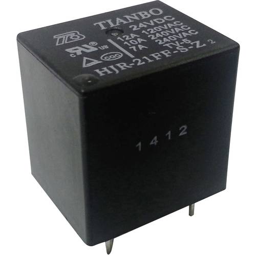 Tianbo Electronics HJR-21FF-S-Z 24VDC Printrelais 24 V/DC 15 A 1 Wechsler 1 St.