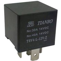 Image of Tianbo Electronics TRV4 L-12V-Z Kfz-Relais 12 V/DC 1 Wechsler