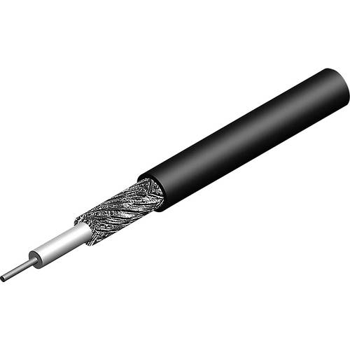 Telegärtner 100012814 Koaxialkabel Außen-Durchmesser: 4.95 mm RG58 PE 50 Ω Schwarz Meterware