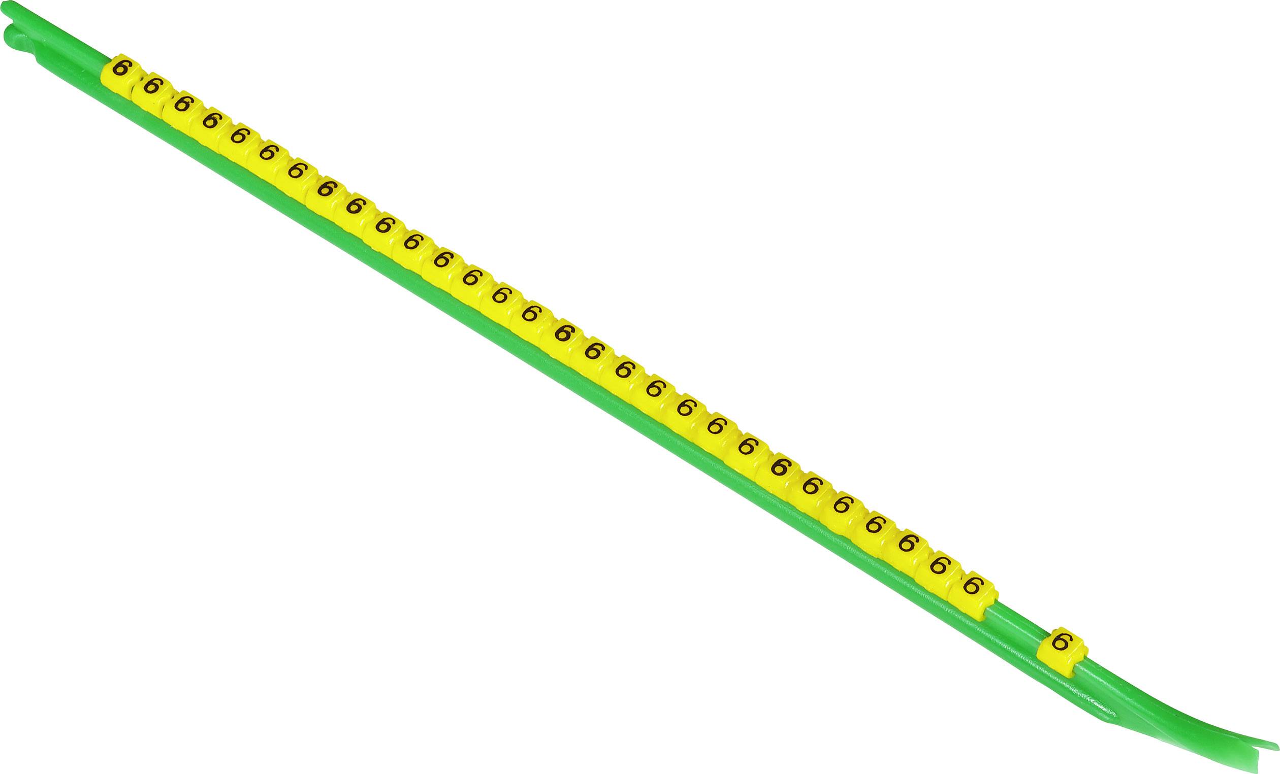 TE CONNECTIVITY Kennzeichnungsclip Aufdruck 5 Außendurchmesser-Bereich 1.90 bis 2.65 mm 998356-000 S