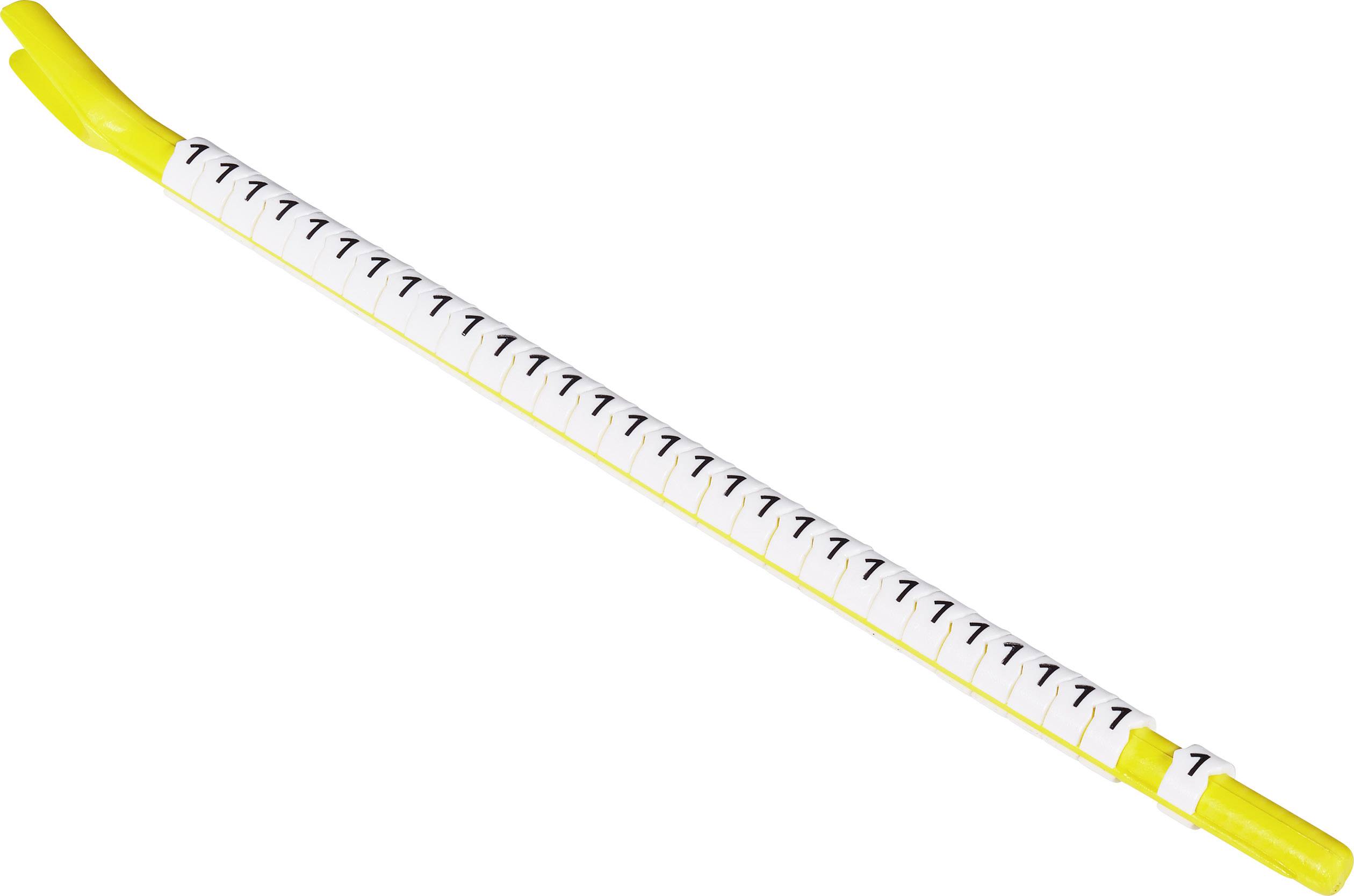 TE CONNECTIVITY Kennzeichnungsclip Aufdruck 5 Außendurchmesser-Bereich 1.90 bis 2.65 mm 403072-000 S