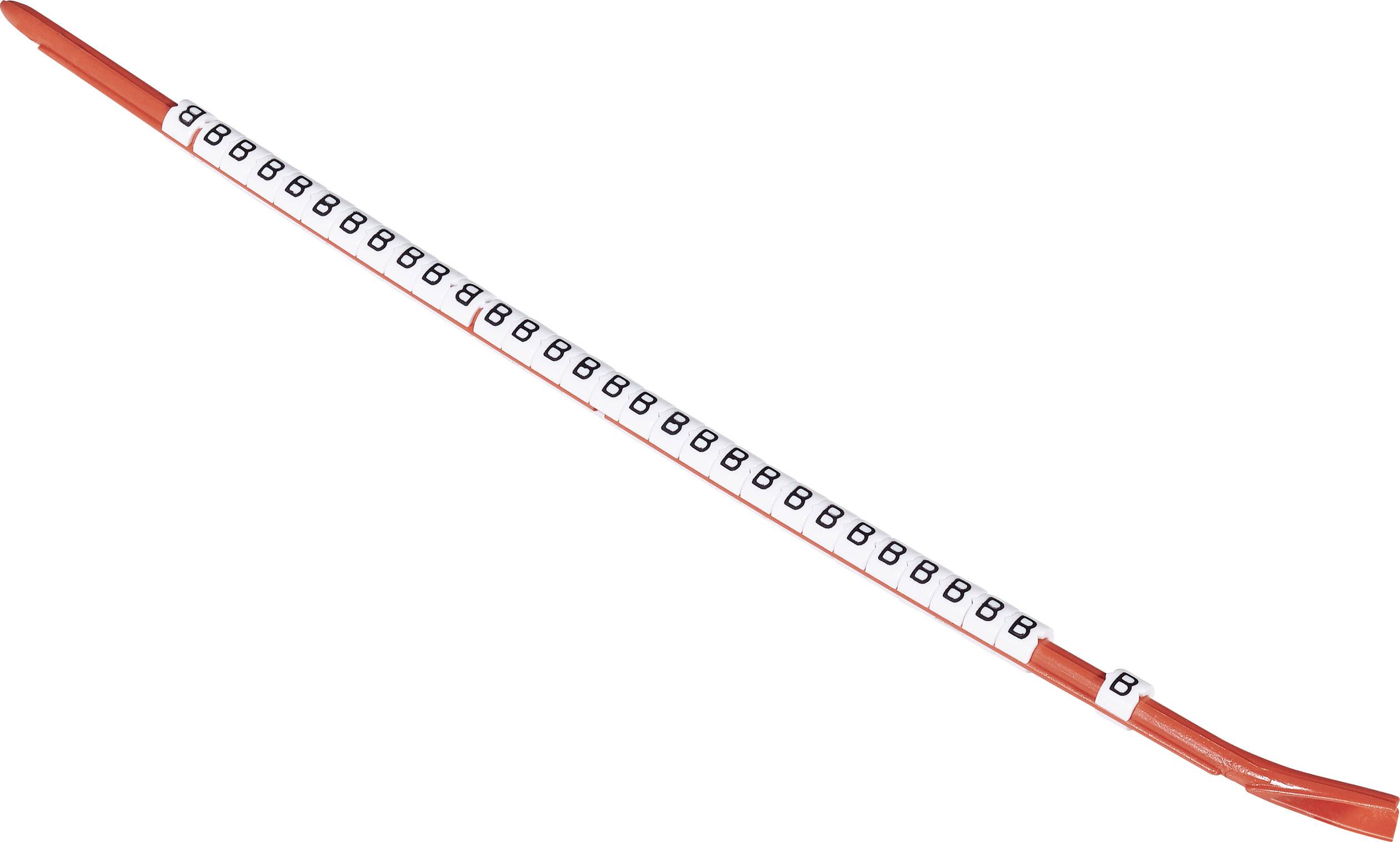 TE CONNECTIVITY Kennzeichnungsclip Aufdruck F Außendurchmesser-Bereich 1.90 bis 2.65 mm 032218-000 S