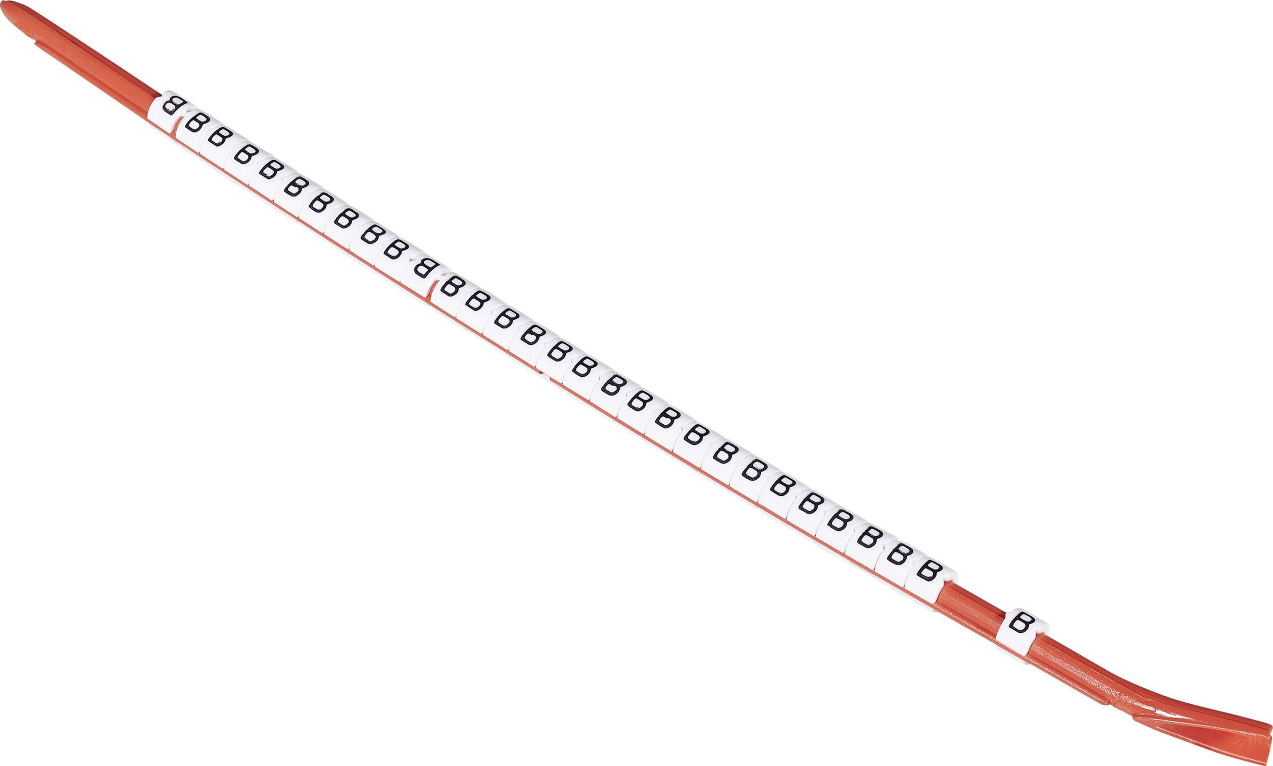 TE CONNECTIVITY Kennzeichnungsclip Aufdruck S Außendurchmesser-Bereich 1.90 bis 2.65 mm 489958-000 S