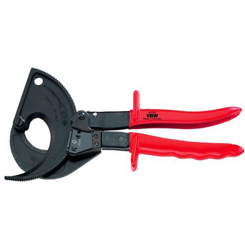 VBW 493 493005 Ratschen-Kabelschneider Geeignet für (Abisoliertechnik) Alu- und Kupferkabel, ein- und mehrdrähtig 32 mm