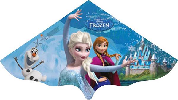 Günther Flugspiele Einleiner Drachen Disney Frozen "Elsa" Spannweite (Details) 1150 mm Windstärken-Eignung 3 - 5 bft