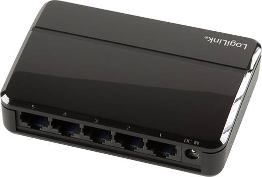 Netzwerk Switch RJ45 LogiLink NS0105 5 Port 1 Gbit/s
