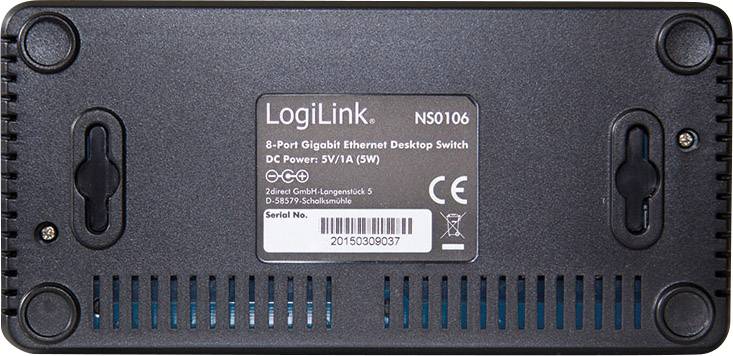 LogiLink NS0106 Netzwerk Switch NS0106 8 Port 1 GBit/s-9