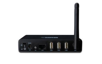 4-Port USB 2.0 Wireless Multifunction Network Server-2