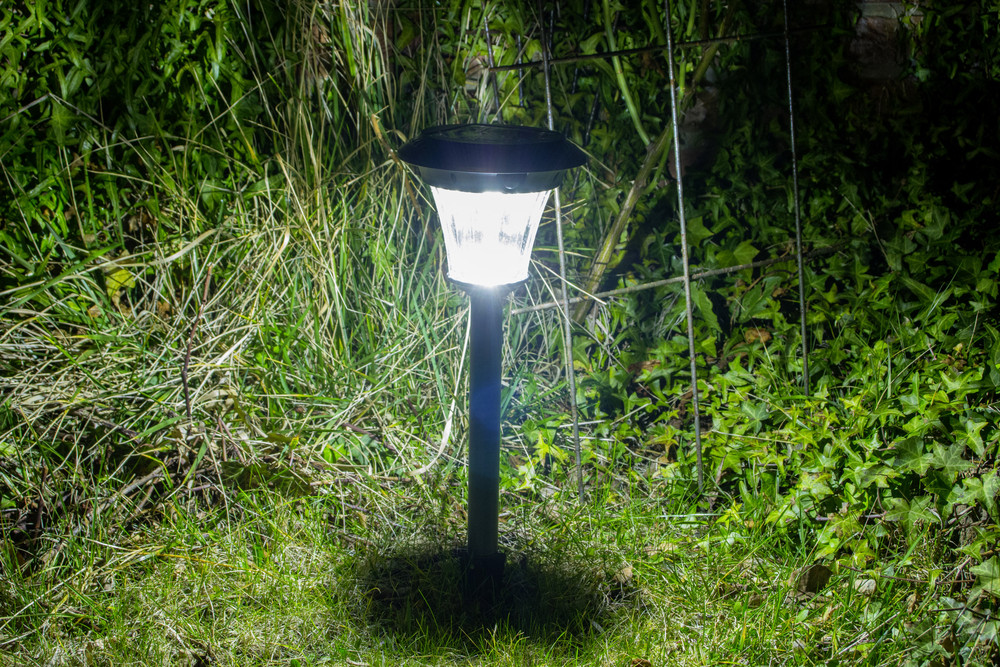 SolarGartenleuchte mit Bewegungsmelder LED KaltWeiß Duracell GL013NDU