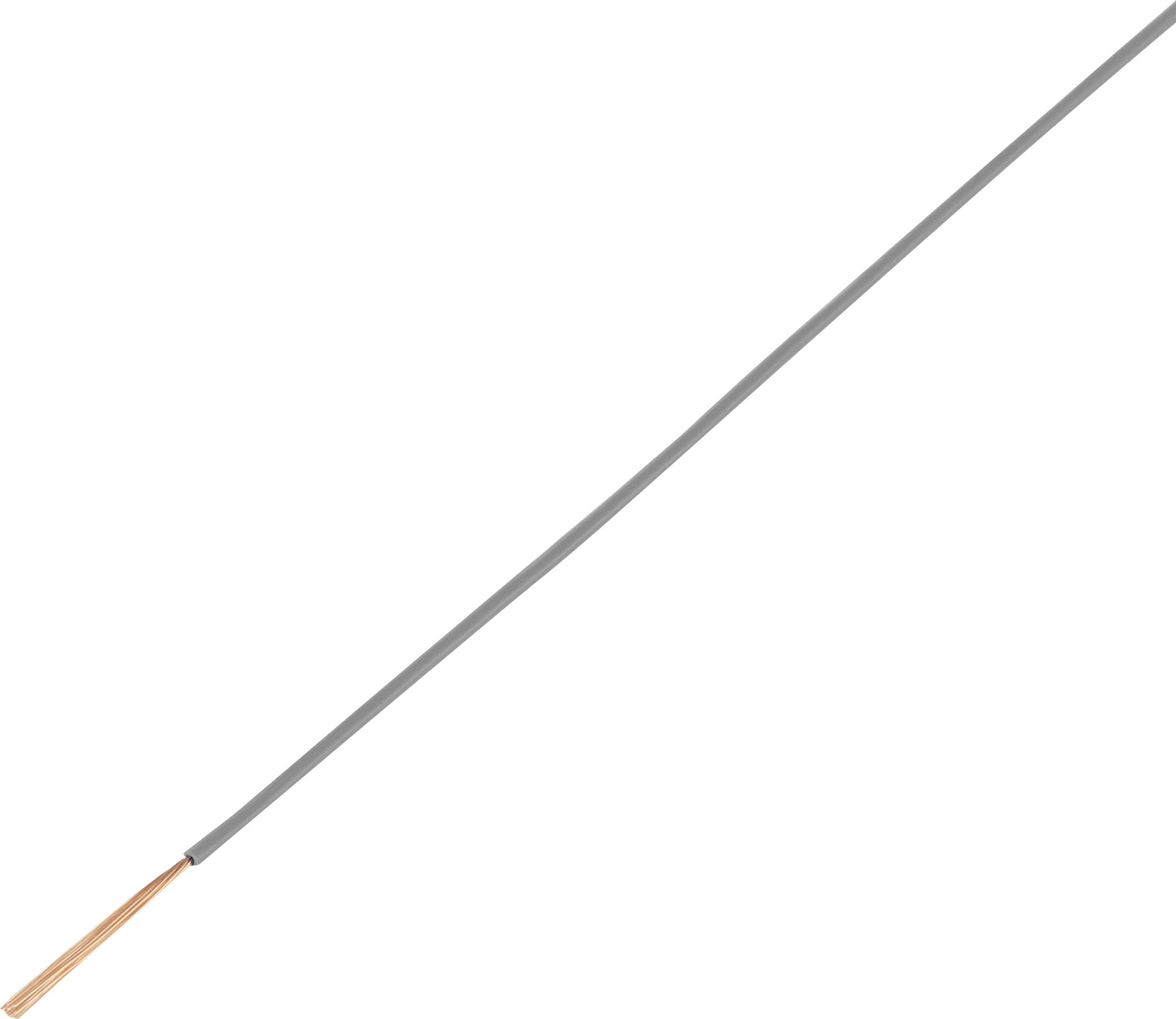 TRU COMPONENTS 1568675 Fahrzeugleitung FLRY-B 1 x 0.35 mm² Grau 50 m