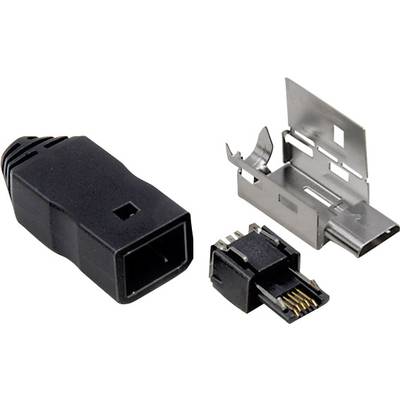 Micro USB B-Stecker mit Halte-Clip Stecker, gerade 10120395  10120395 BKL Electronic Inhalt: 1 St.