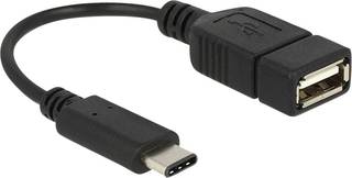 Deze kabel verbindt apparaten via een USB-A aansluiting en een USB-C stekker.