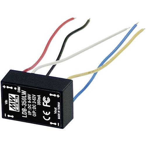 Thumbnail - DC/DC-LED-Driver MW Mean Well LDB-350LW 350 mA 14 W 1 St.