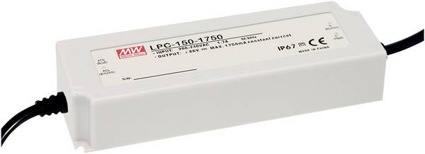 MEAN WELL LPC-150-700 LED-Treiber Konstantstrom 150 W 0.7 A 107 - 215 V/DC nicht dimmbar, Überlastschutz 1 St.