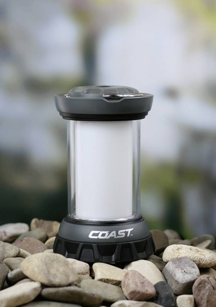 COAST LED Camping-Laterne Coast EAL12 batteriebetrieben 312 g Schwarz-Silber 20374