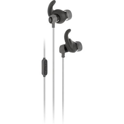 JBL Reflect Mini Sport  In Ear Kopfhörer kabelgebunden  Schwarz  Headset, Schweißresistent
