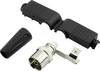 Conrad Components 1372221 Koax-Winkelkupplung mit Knickschutztülle Anschlüsse: Koax-Buchse IEC 1 St.