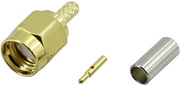 TRU COMPONENTS SMA-JC-RG174-1 1372232 SMA-Steckverbinder Stecker, gerade 50 Ω 1 St.