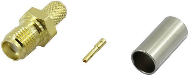 TRU COMPONENTS SMA-KC-RG58-1 1372243 SMA-Steckverbinder Buchse, gerade 50 Ω 1 St.