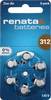 Renata Knopfzelle ZA312 1.4 V 6 St. 165 mAh Zink-Luft Hearing Aid PR41