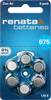 Renata Knopfzelle ZA675 1.4 V 6 St. 660 mAh Zink-Luft Hearing Aid PR44