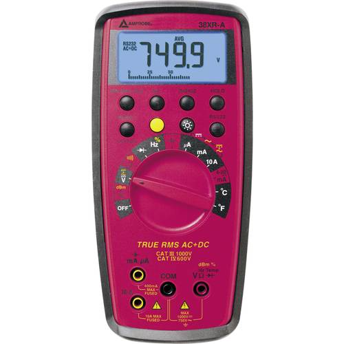 Thumbnail - Beha Amprobe 38XR-A-D Hand-Multimeter kalibriert (ISO) digital CAT III 1000 V, CAT IV 600 V Anzeige (Counts): 9999