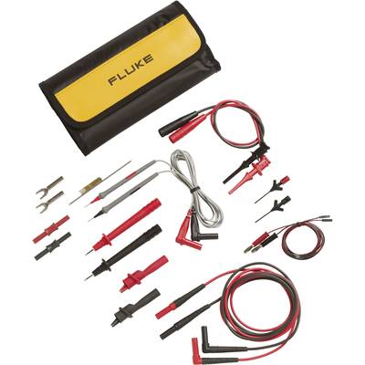 Fluke TLK287 Sicherheits-Messleitungs-Set [Lamellenstecker 4 mm, Prüfspitze - Lamellenstecker 4 mm]  Rot, Schwarz 1 St.