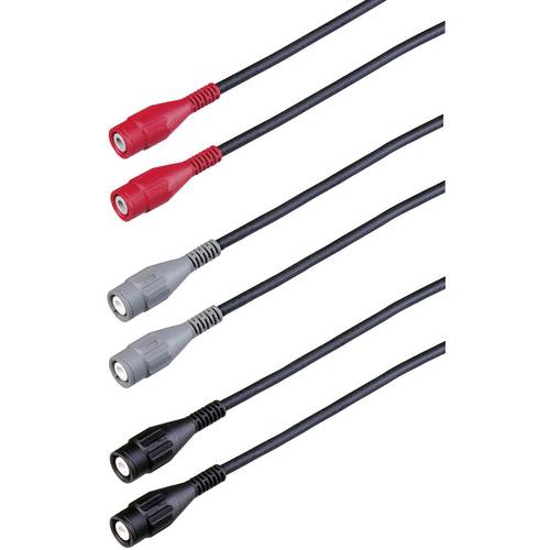 Fluke PM9091 BNC-Messleitungs-Set 1.50 m Rot, Schwarz, Grau