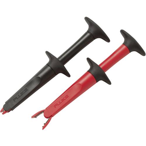 Thumbnail - Fluke AC220 Sicherheits-Abgreifklemmen-Set Buchse 4 mm CAT IV 600 V, CAT III 1000 V Rot, Schwarz