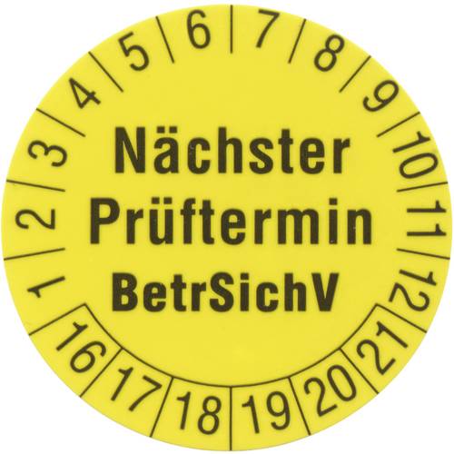 Beha Amprobe 2145956 1238D Prüfetiketten 1 St.