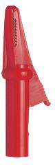 BEHA Krokodilklemme Buchse 2 mm CAT I Rot Beha Amprobe 390450