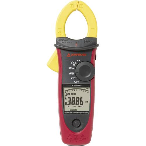 Beha Amprobe ACDC-52NAV Hand-Multimeter, Stromzange kalibriert (DAkkS-akkreditiertes Labor) digital CAT III 1000 V, CAT ...
