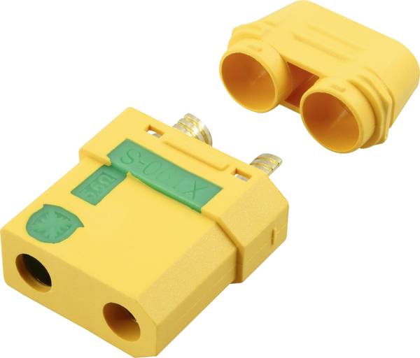Reely RE-6685311 Akku Buchse XT90-S vergoldet, inkl. anti Blitz 1 St.