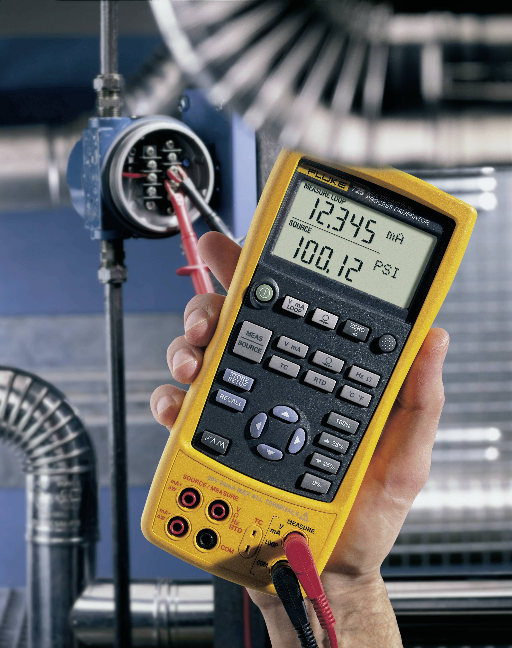 Fluke Prozesskalibrator FLUKE-725 US-2