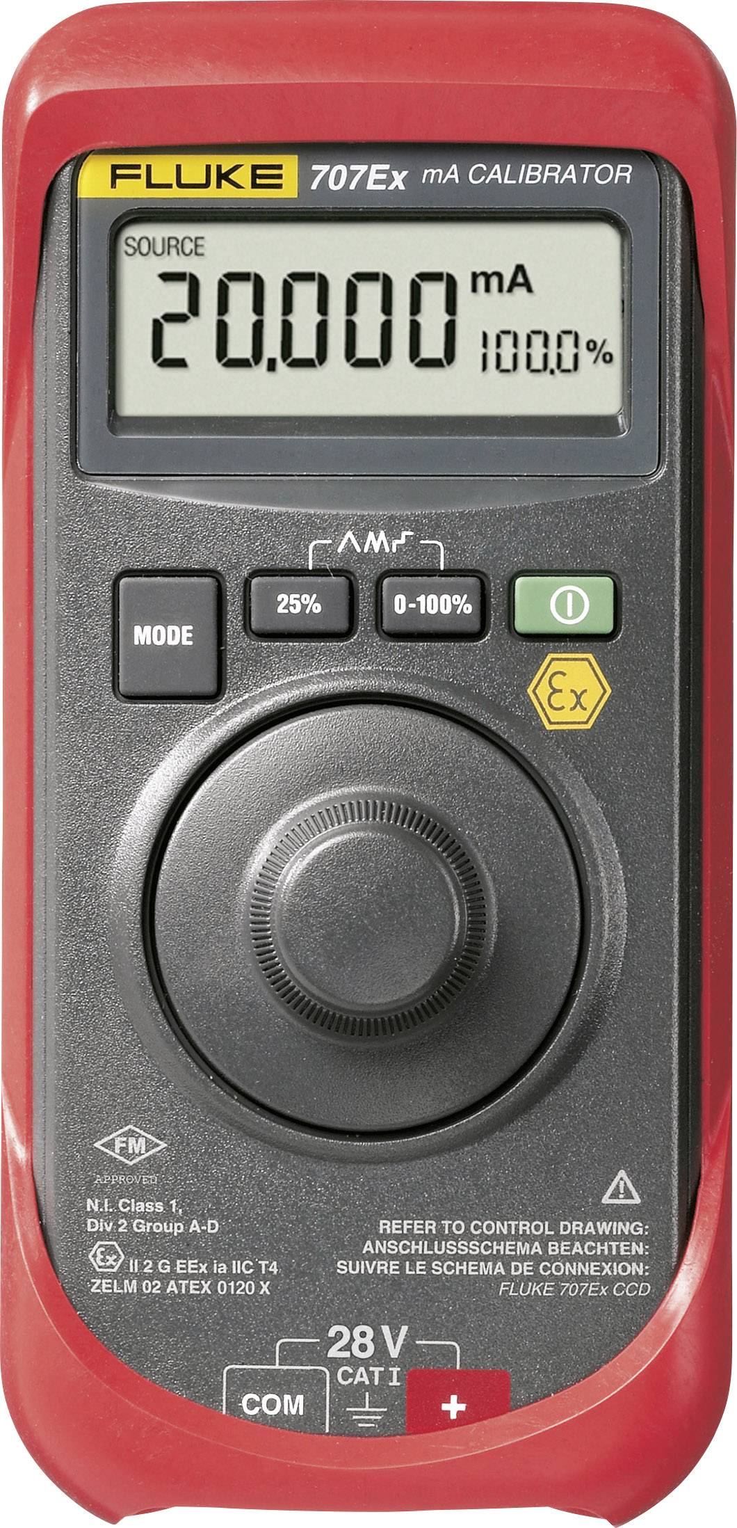 Fluke 707Ex Kalibrator kalibriert (ISO) Strom