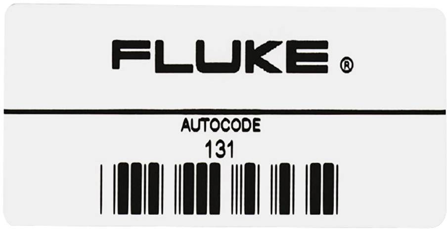 FLUKE AUTO200B Prüfcode Aufkleber, 2141239