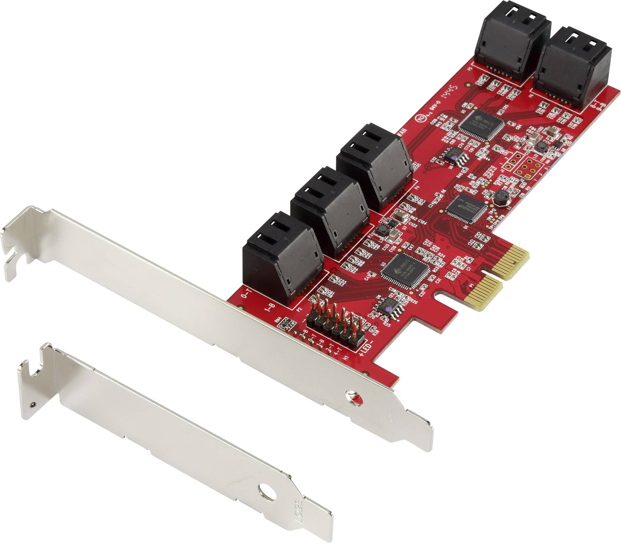 RENKFORCE 0+10 Port SATA III-Controllerkarte PCIe