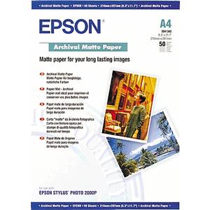 Epson Archival Matte Paper C13s Fotopapier Din 192 G M 50 Blatt Matt Kaufen