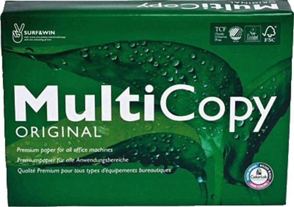 MultiCopy 88046505 88046519  Universal Druckerpapier Kopierpapier DIN A4 80 g/m² 500 Blatt Weiß