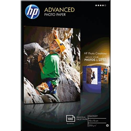 HP Advanced Photo Paper Q8692A Fotopapier 10 x 15 cm 250 g/m² 100 Blatt Glänzend