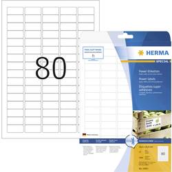 Image of Herma 10901 Etiketten 35.6 x 16.9 mm Papier Weiß 2000 St. Permanent Kraftkleber-Etiketten, Universal-Etiketten Tinte,