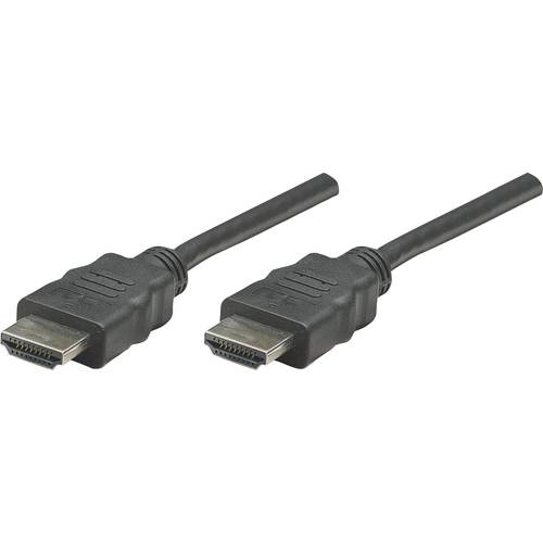 Manhattan HDMI Anschlusskabel HDMI-A Stecker, HDMI-A Stecker 7.50 m Schwarz 353274 4K UHD HDMI-Kabel