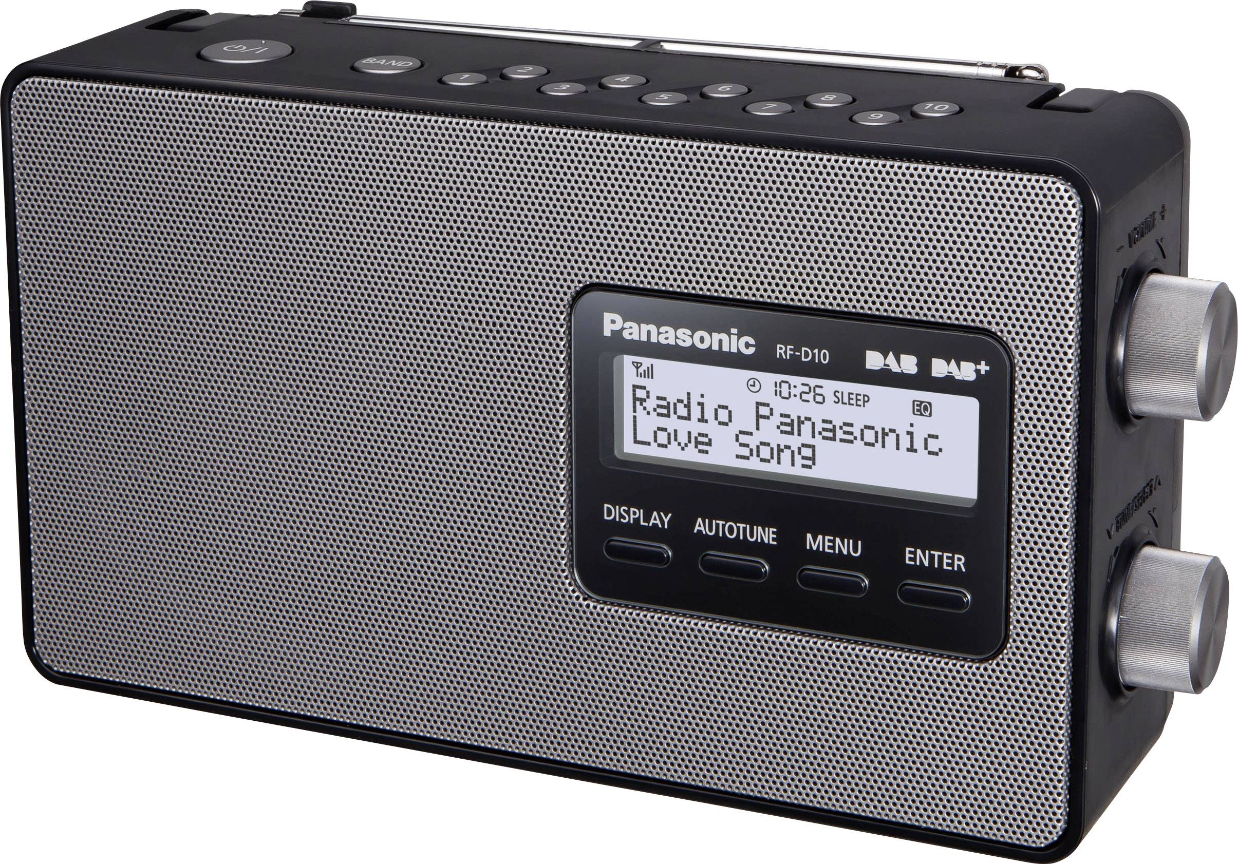 RF-D10EG DAB+, UKW DAB+, DAB, UKW Weckfunktion Schwarz-0