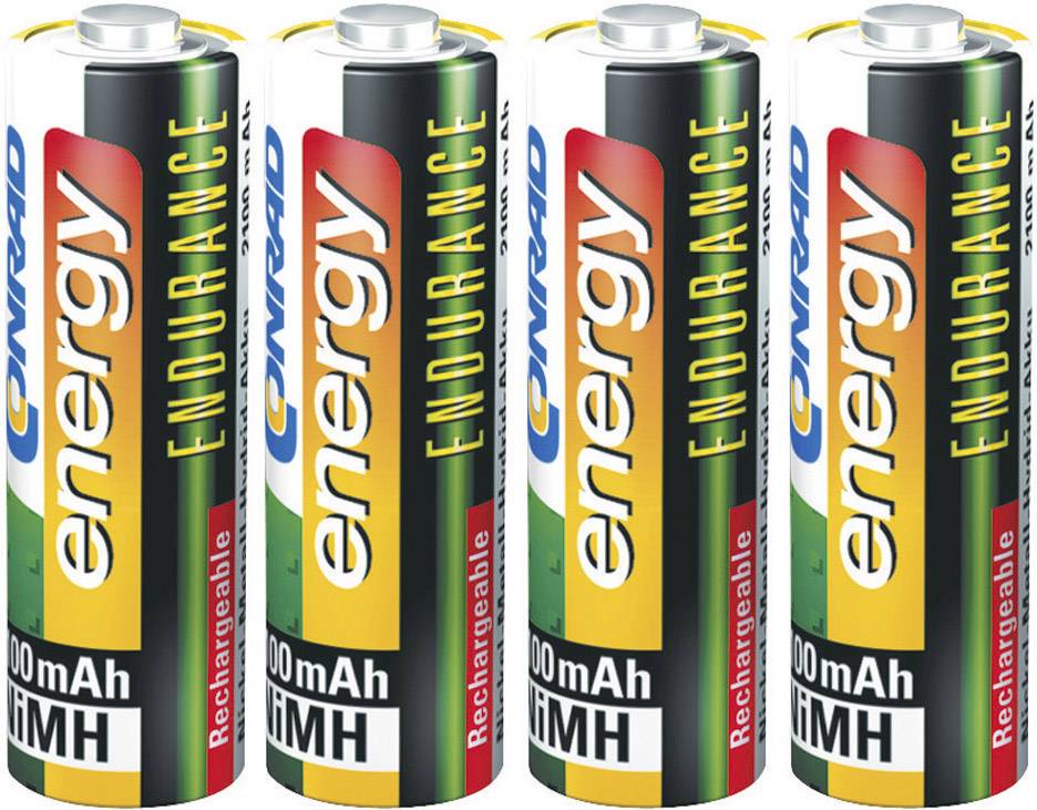 Conrad energy Endurance HR06 Mignon (AA) Akku NiMH 2600 mAh SANYO und 4 AA 2700mAh Ladegerät | Alza.at