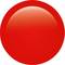Roter Kreis auf weißem Hintergrund, symbolisiert oft einen Stopp oder Halt in Verkehrs- und Sicherheitskontexten.
