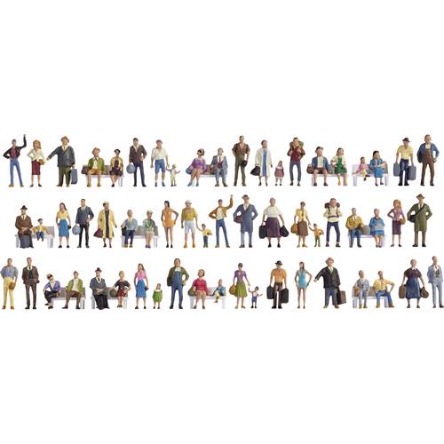 NOCH H0 16070 Bemalt, Stehend, Sitzend