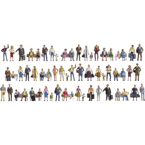 NOCH N Passanten Bemalt, Stehend, Sitzend