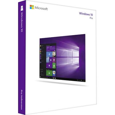 Microsoft Windows® 10 Pro 32/64-Bit Vollversion, 1 Lizenz  