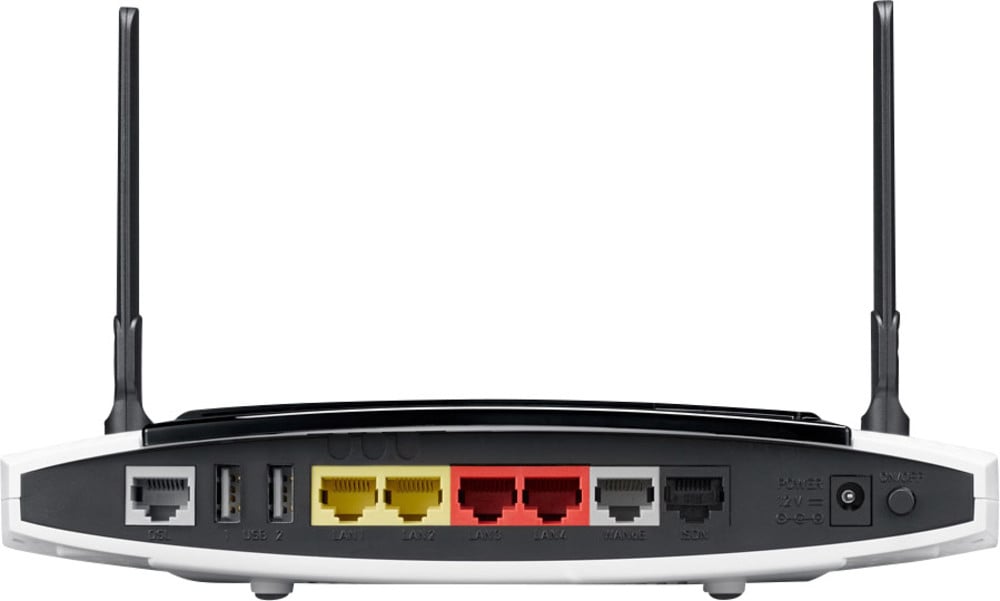 ZyXEL Speedlink 5501 WLAN Router mit Modem Integriertes Modem ADSL2