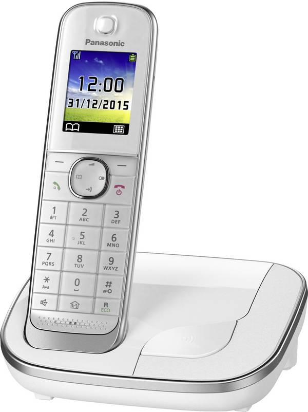Panasonic KX-TGJ310GW - Schnurlostelefon mit Rufnummernanzeige
